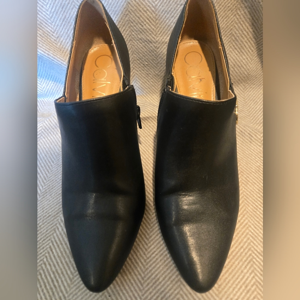 Calvin Klein Black Pointed Heels